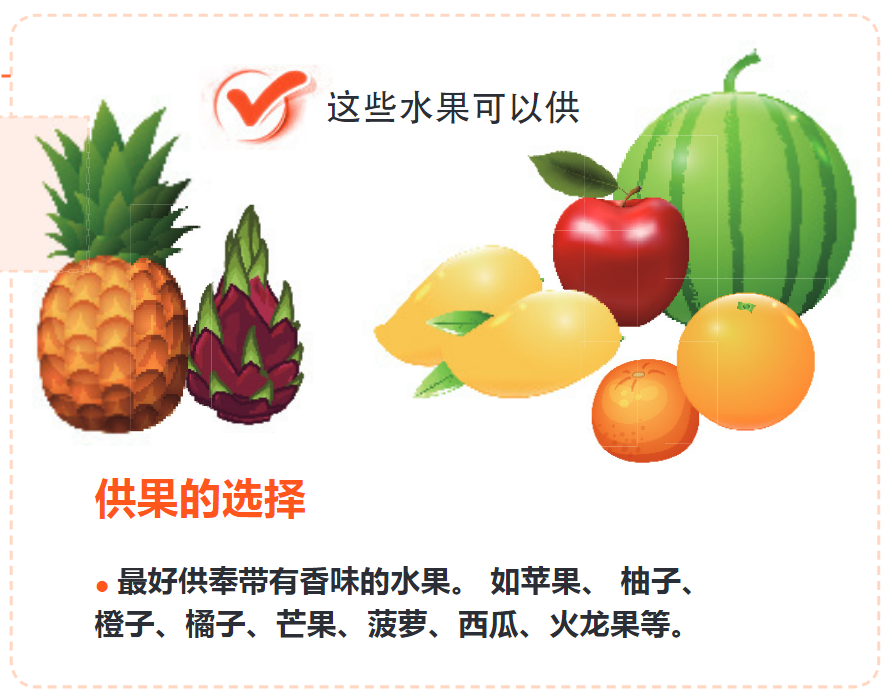 5. 供果 | 供奉菩薩须知(图1) 5. 供果 | 供奉菩薩须知(图1)